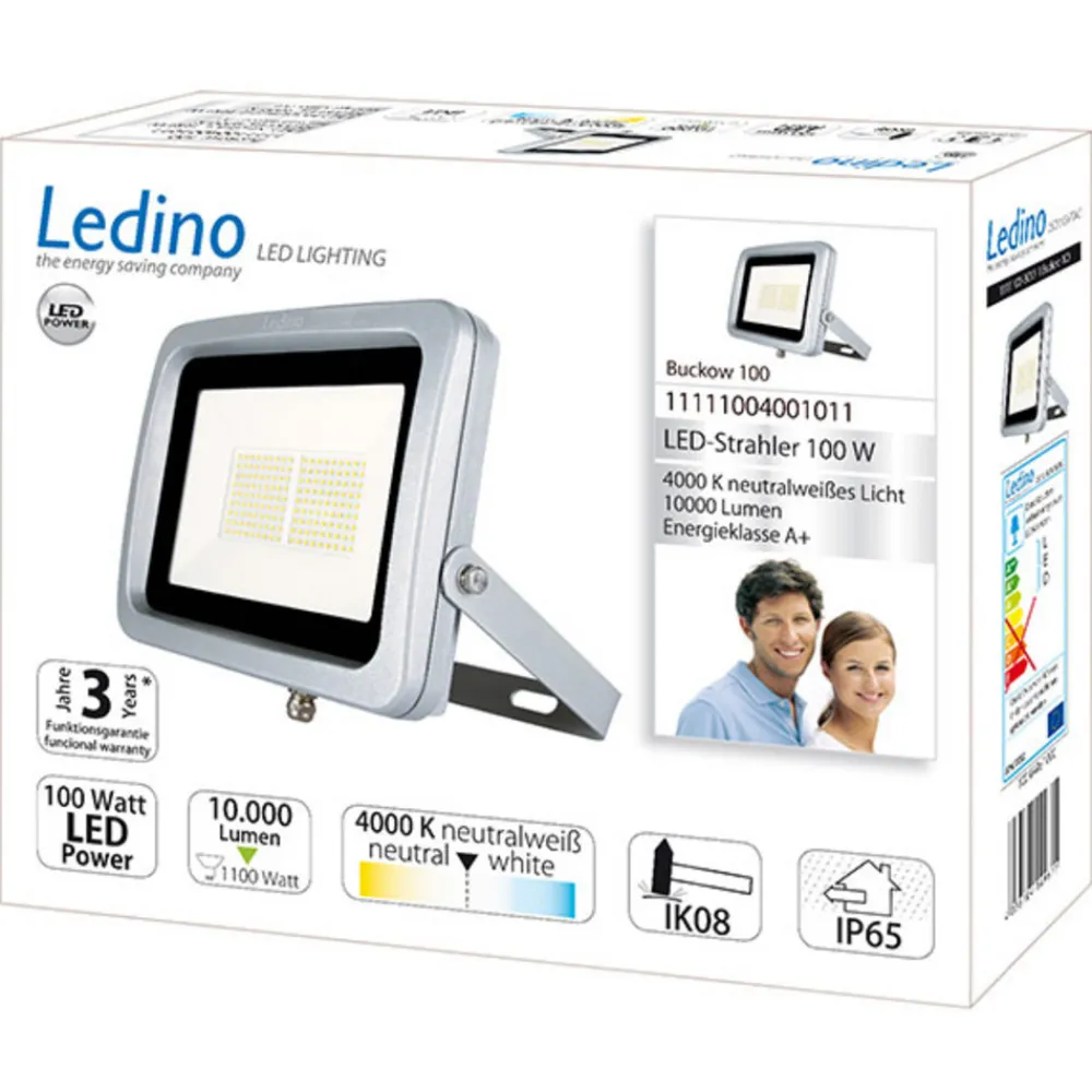 Ledino Buckow 100 LED-arbeidslampe i flat form Best