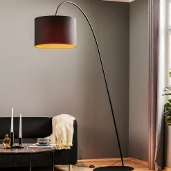 Nowodvorski Lighting Buelampe Alice med svart og gull skjerm Discount