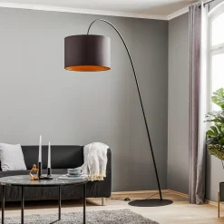 Nowodvorski Lighting Buelampe Alice med svart og gull skjerm Discount