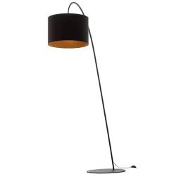 Nowodvorski Lighting Buelampe Alice med svart og gull skjerm Discount