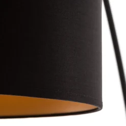 Nowodvorski Lighting Buelampe Alice med svart og gull skjerm Discount