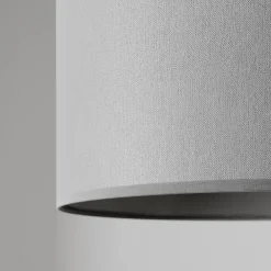 Nowodvorski Lighting Buelampe Alice med tekstilskjerm grå