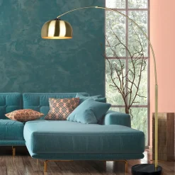 Trio Lighting Buet gulvlampe Argentina, messing Online