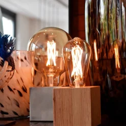 Calex E27 ST64 LED 3,5W LED filament gull 821| E27 Pærer|Dimbar Led-Pære