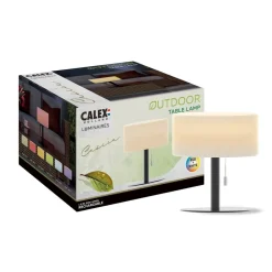 Calex LED-bordlampe, IP44, trekkbryter| Terrassebelysning