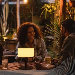 Calex LED-bordlampe, IP44, trekkbryter| Terrassebelysning