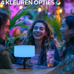 Calex LED-bordlampe, IP44, trekkbryter| Terrassebelysning
