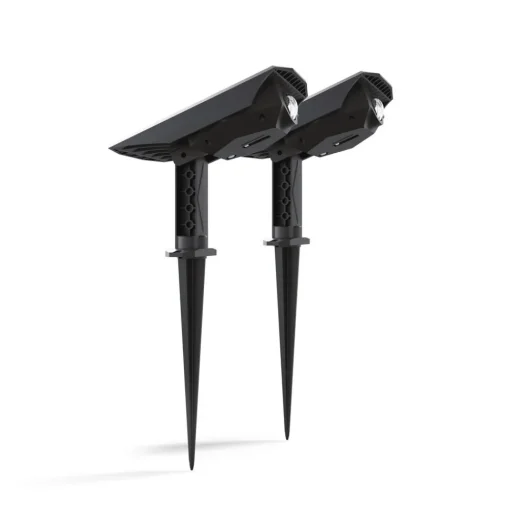 Calex LED-spot med jordspyd Padoa, 2-pak, svart Discount