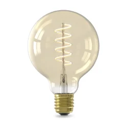 Calex Smart LED E27 7W G95 1800 - 3000 K Glødetråd 2-pak| Smarthus Lyspærer