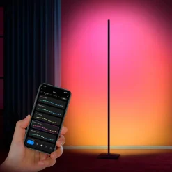Calex Smart LED-gulvlampe, sammenleggbar WLAN CCT RGB| Smarthus Belysning|Led-Innendørs