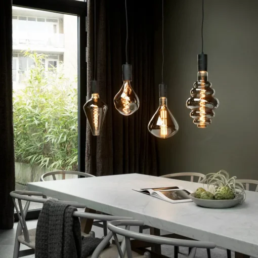 Calex Vienna LED-pære E27 6W dim 1 800 K titan| Dimbar Led-Pære|Dimbar Led-Pære