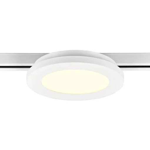 Trio Lighting Camillus LED-skinnelampe for DUOline, hvit, Ø 17 cm| Skinnesystem