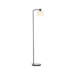 Brilliant Casto gulvlampe, høyde 150 cm, rav, glass/metall New
