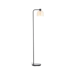 Brilliant Casto gulvlampe, høyde 150 cm, rav, glass/metall New