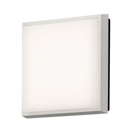 Konstsmide Cesena utendørs LED-vegglampe, kvadratisk New