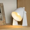 Lucide Chago bordlampe i metall, hvit