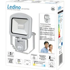 Ledino Charlottenburg spot sensor sølv 10W 3 000 K New