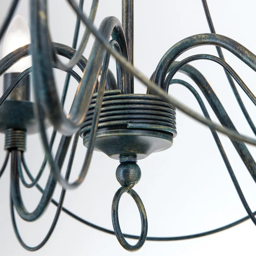 ORION CLARA lysekrone i herregårdsstil med fem lys| Lysekroner