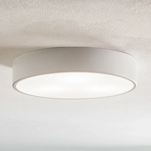 TEMAR LIGHTING Cleo 400 taklampe, hvit, sensor, IP20, Ø 40 cm, metall Outlet