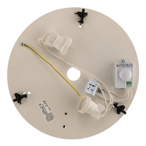 TEMAR LIGHTING Cleo 300 taklampe, svart, sensor, IP20, Ø 30 cm, metall New