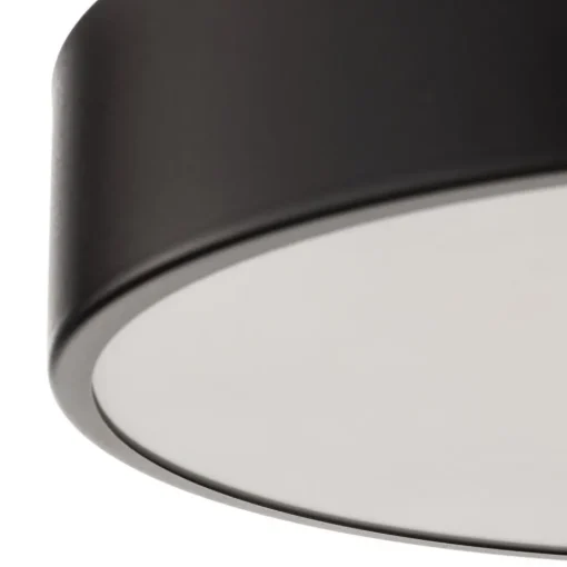 TEMAR LIGHTING Cleo 400 taklampe, svart, sensor, IP20, Ø 40 cm, metall| Design- Og Hotellbelysning|Taklamper