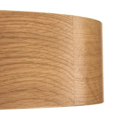 TEMAR LIGHTING Cleo DR375 taklampe, IP54, Ø 37,5 cm, eiketre, E27| Design- Og Hotellbelysning|Taklamper