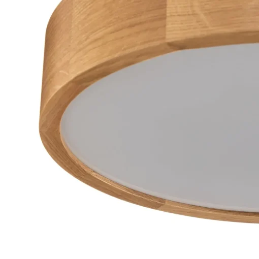 TEMAR LIGHTING Cleo DR375 taklampe, IP54, Ø 37,5 cm, eiketre, E27| Design- Og Hotellbelysning|Taklamper