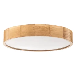 TEMAR LIGHTING Cleo DR475 taklampe, IP54, Ø 47,5 cm, eiketre, E27 New