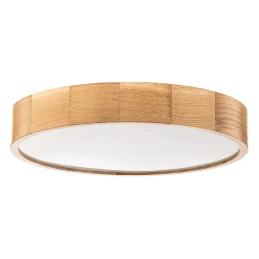 TEMAR LIGHTING Cleo DR475 taklampe, IP54, Ø 47,5 cm, eiketre, E27 New