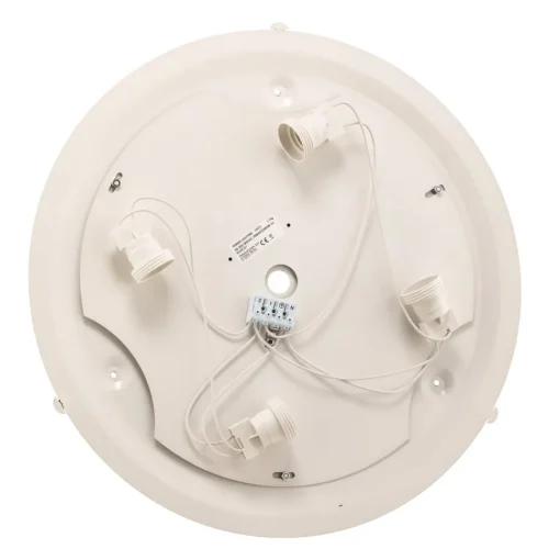 TEMAR LIGHTING Cleo DR475 taklampe, IP54, Ø 47,5 cm, eiketre, E27 New