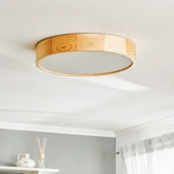 TEMAR LIGHTING Cleo taklampe, Ø 47,5 cm, 4 lyskilder, furu, E27 Best
