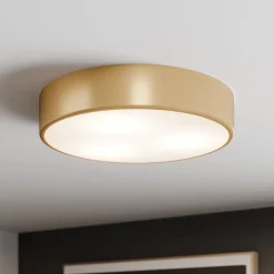 TEMAR LIGHTING Cleo taklampe, Ø 40 cm, IP20, gullfarget, metall, E27| Design- Og Hotellbelysning|Taklamper
