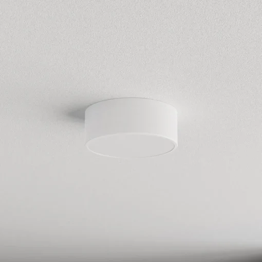 TEMAR LIGHTING Cleo taklampe, Ø 20 cm, IP54, hvit, metall, E27| Taklamper