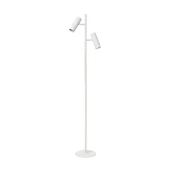 Lucide Club gulvlampe, justerbar, hvit, metall, 140 cm, GU10