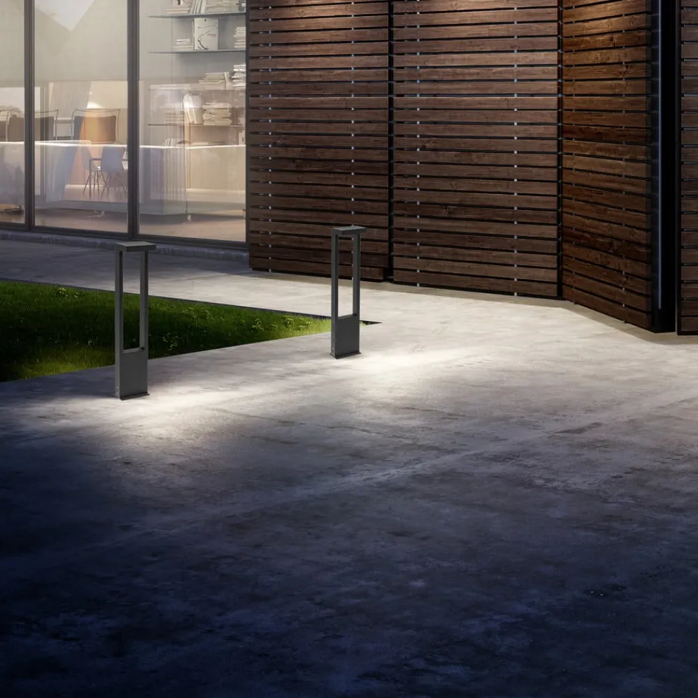 CMD 9050 LED-veilampe, høyde 65 cm, antrasitt, metall, IP65| Kommersiell Utebelysning|Gatebelysning, Pullert Belysning