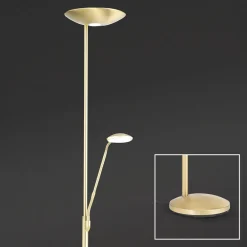 ORION Cobra LED-uplight med leselampe i messing Online
