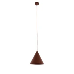 TK Lighting Cono pendellampe, enkeltlys, Ø 25 cm, teglrød Outlet