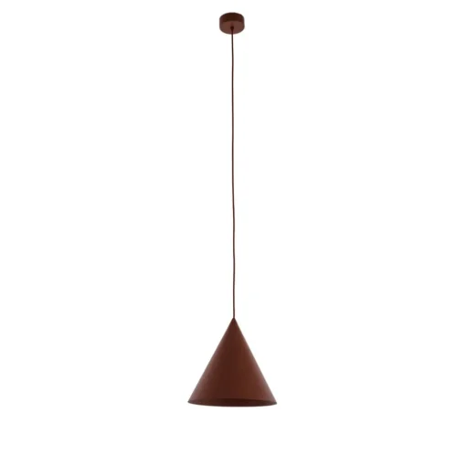 TK Lighting Cono pendellampe, enkeltlys, Ø 25 cm, teglrød Outlet