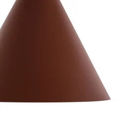 TK Lighting Cono pendellampe, enkeltlys, Ø 25 cm, teglrød Outlet