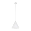 TK Lighting Cono pendellampe, hvit, Ø 25 cm, stål, enkeltlys| Pendellamper