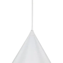 TK Lighting Cono pendellampe, hvit, Ø 25 cm, stål, enkeltlys| Pendellamper