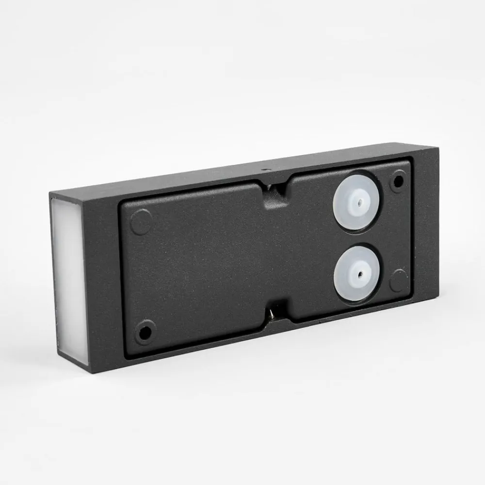 Lucande Corda flat utendørs LED vegglampe| Led-Utendørs