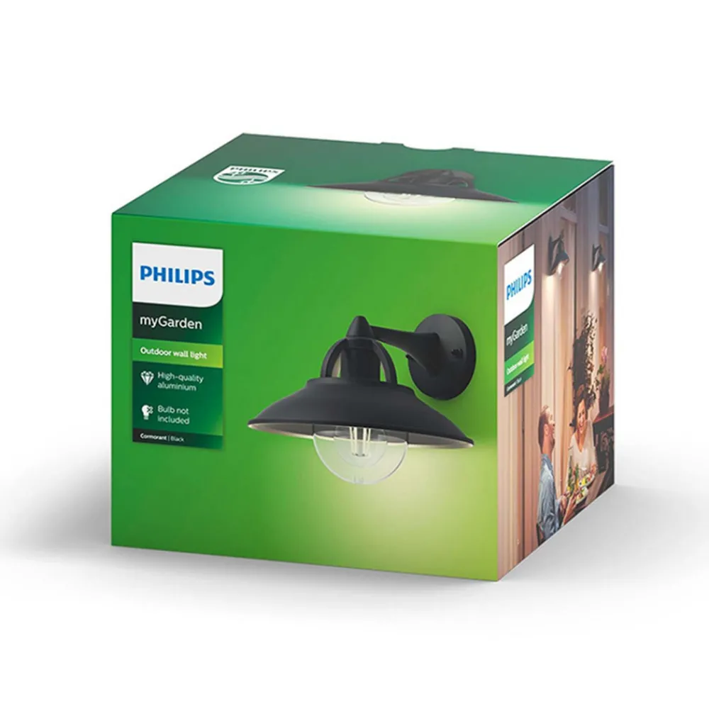 Philips Cormorant myGarden - dekorativ utendørs vegglampe Online