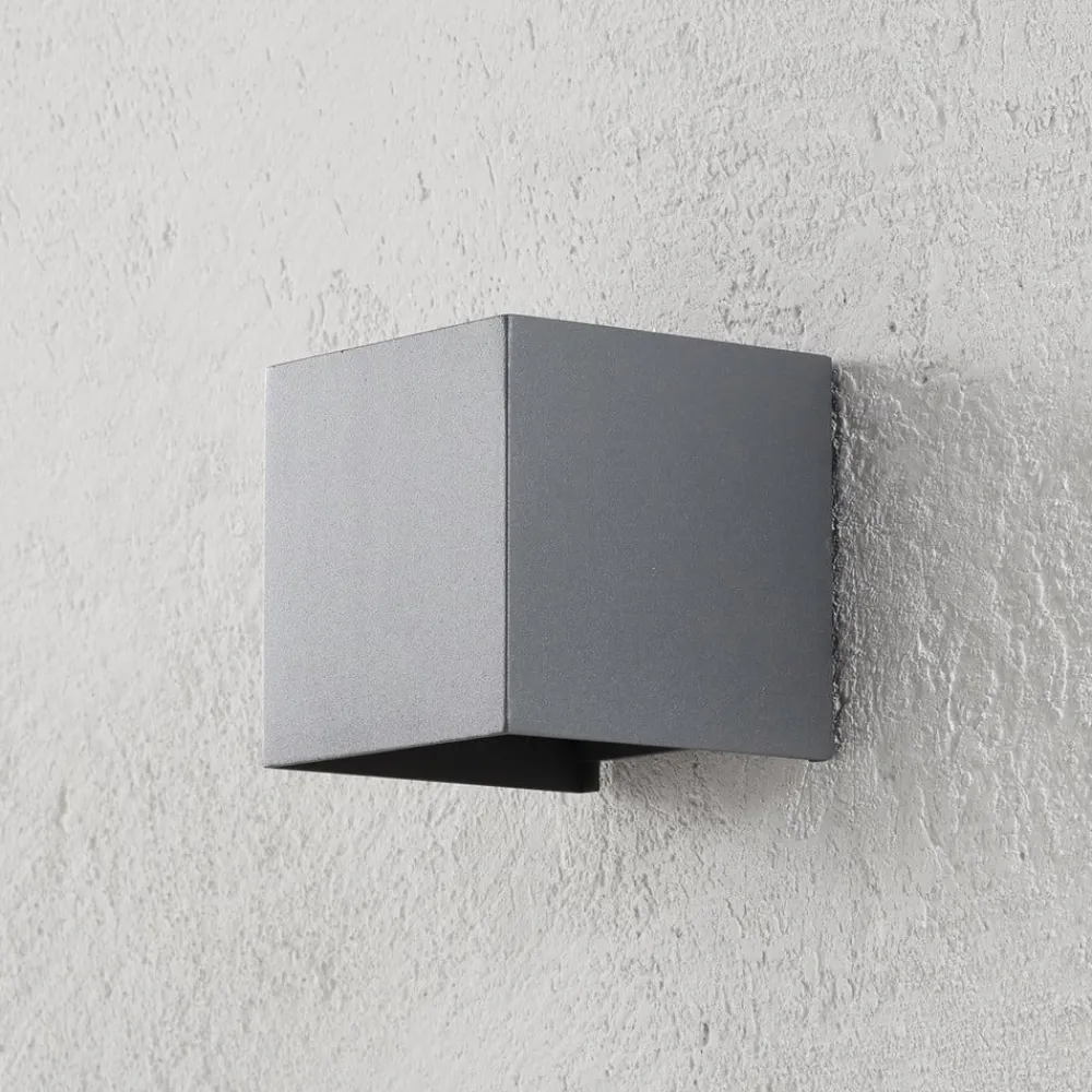 ORION Cube utendørs LED-vegglampe basaltgrå| Kommersiell Utebelysning|Led-Utendørs