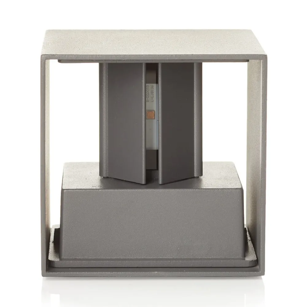 ORION Cube utendørs LED-vegglampe basaltgrå| Kommersiell Utebelysning|Led-Utendørs