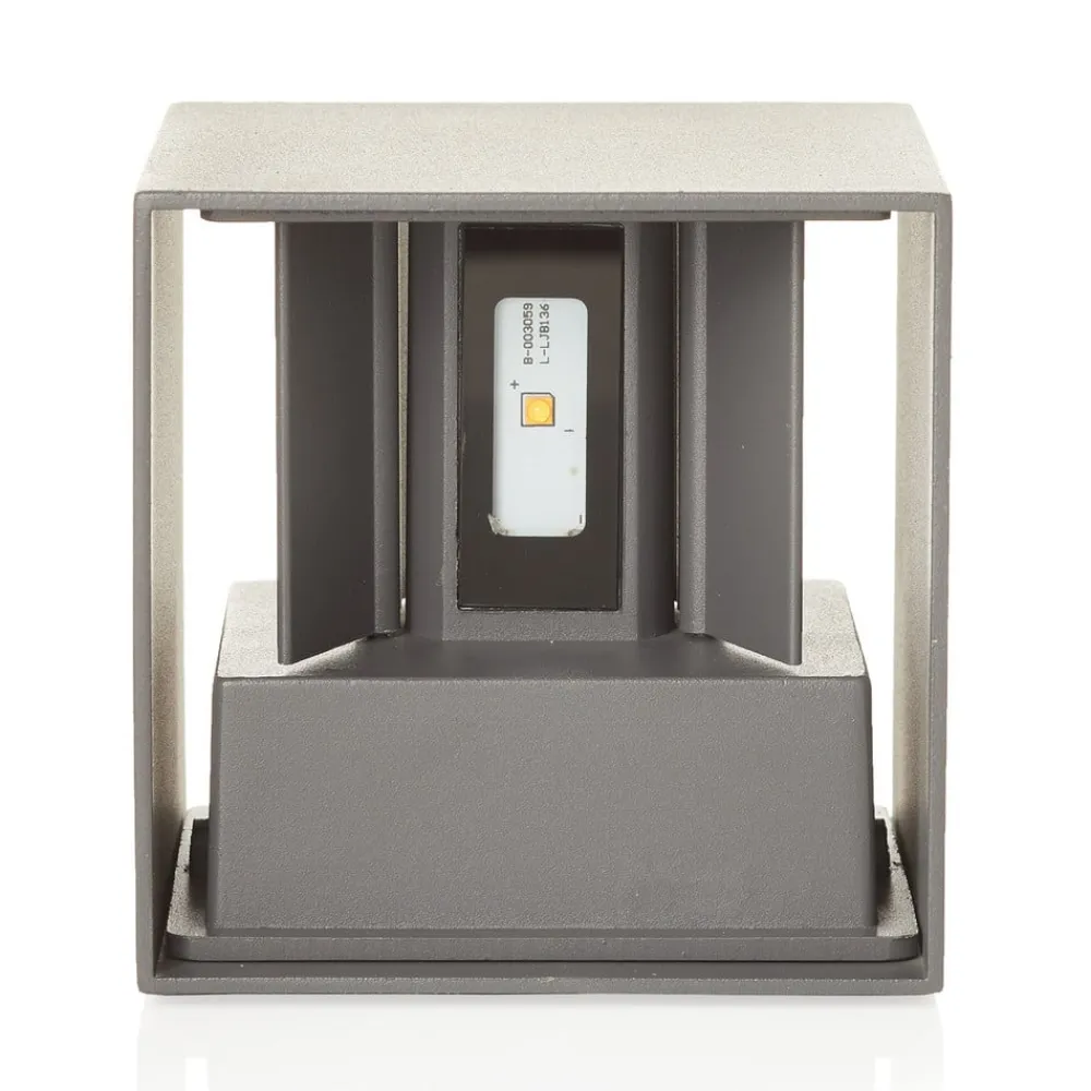 ORION Cube utendørs LED-vegglampe basaltgrå| Kommersiell Utebelysning|Led-Utendørs