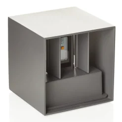 ORION Cube utendørs LED-vegglampe basaltgrå| Kommersiell Utebelysning|Led-Utendørs