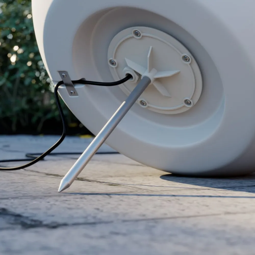 Nowodvorski Lighting Cumulus M terrasselampe, hvit, plast, Ø 45 cm, IP44| Dekorasjonsbelysning|Terrassebelysning