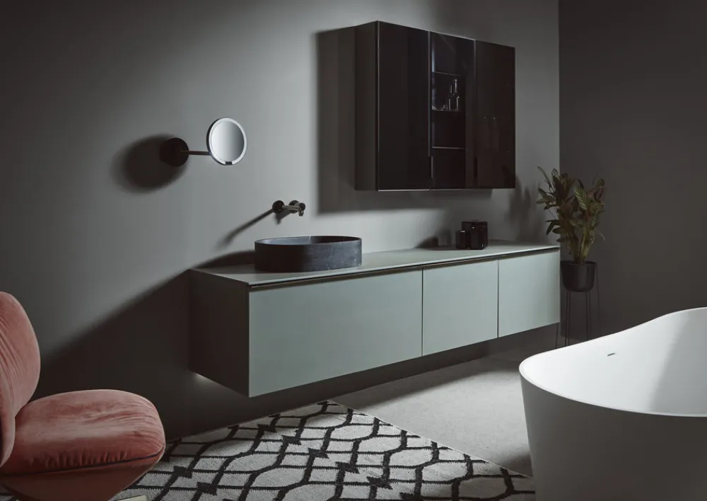 Decor Walther Just Look PlusWD LED-speil i svart| Møbel Og Interiør