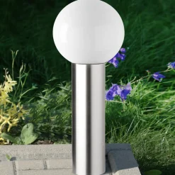 CMD Dekorativ sokkellampe Kekoa i stål Discount